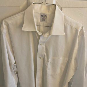 Brooks Brothers White Dress Shirt (15 1/2 x 32)
